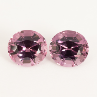 Oval Pink Spinel Pair 1.72ctw. 5.8x5.4mm Burma